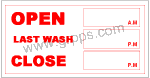 0677 OPEN-LAST WASH-CLOSE