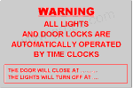 1040 WARNING TIME CLOCKS (CLEAR)