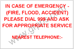 1157 IN CASE OF EMERGENCY