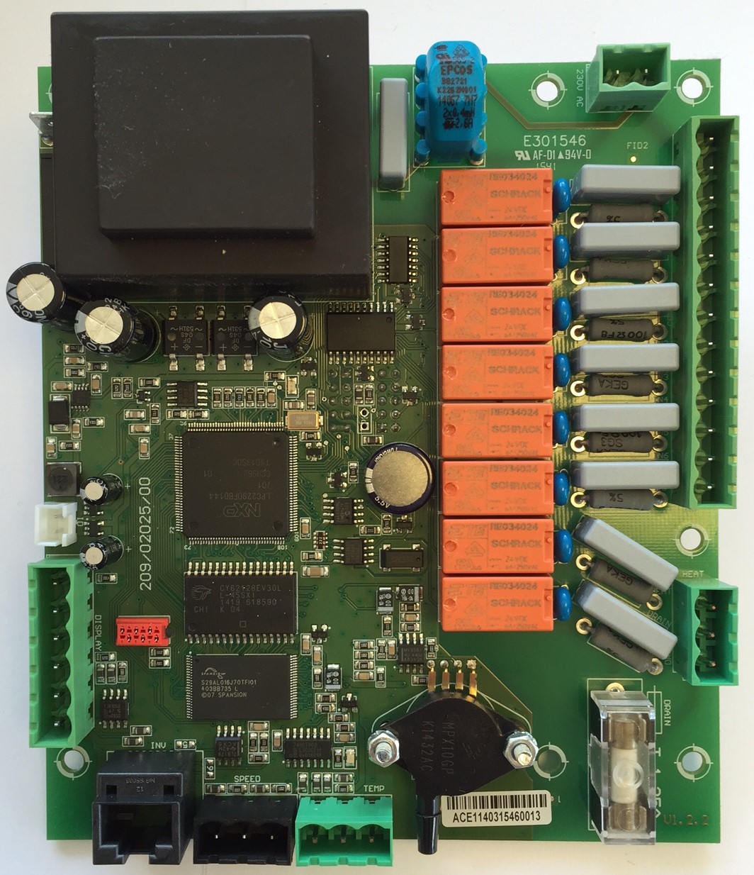 209/02025/00  CYGNUS MAIN BOARD