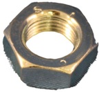 152006  1/2-20 LH JAM NUT ZINC PLTD